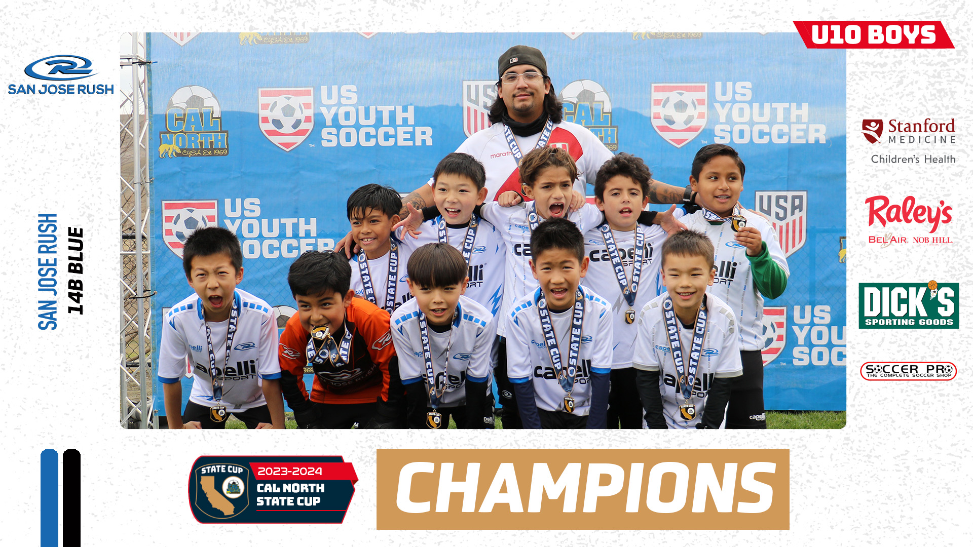 San Jose Rush claim The Double; Cal North District Cup & State Cup